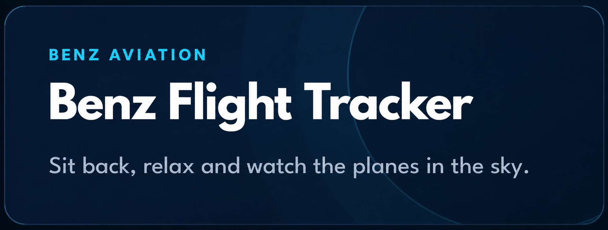 Benz Flight Tracker